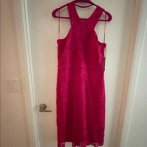 *NWT* SZ: 12 Sam Edelman Fuchsia Lace Dress